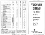 PRR Time Tables: Middle Division, #1 of 2, 1938